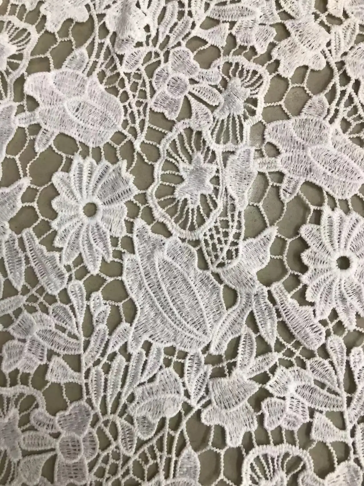 100% Polyester embroidered cloth clothing fabric color embroidered cloth hollow embroidered fabric popular embroidery fabric