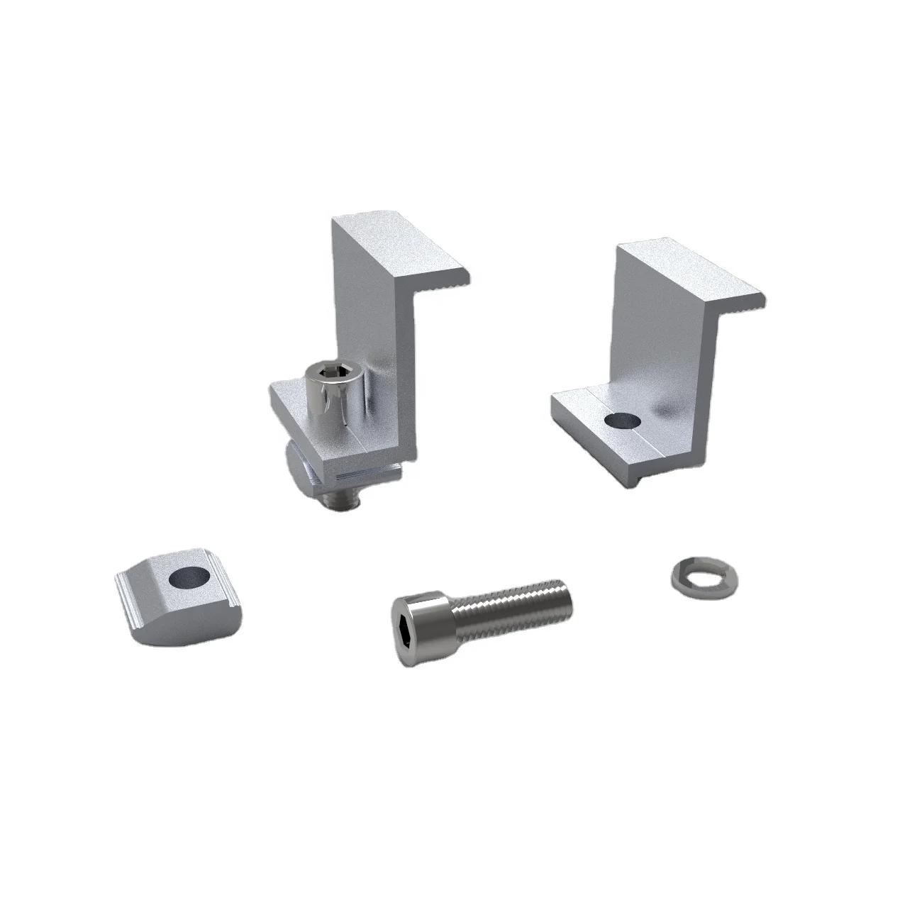 Roof Solar Mounting System  End Clamps for Solar energy system