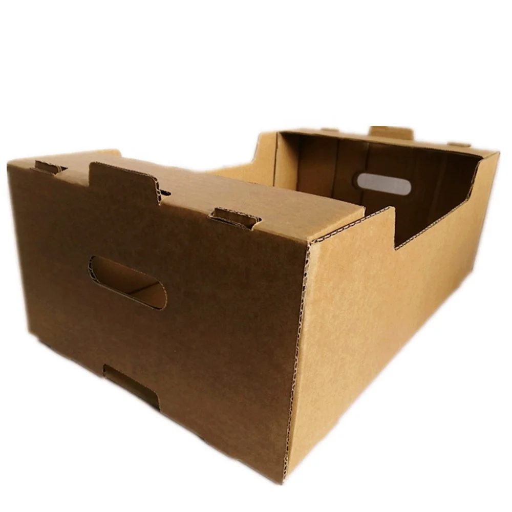 China Custom Recycled Corrugated Cardboard High Quality Fruit Packaging Carton Box For Cucumbers And Peppers Packaging