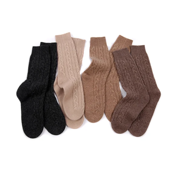 Mens Or Womens Thick Cashmere Socks Cashmere Bed Socks