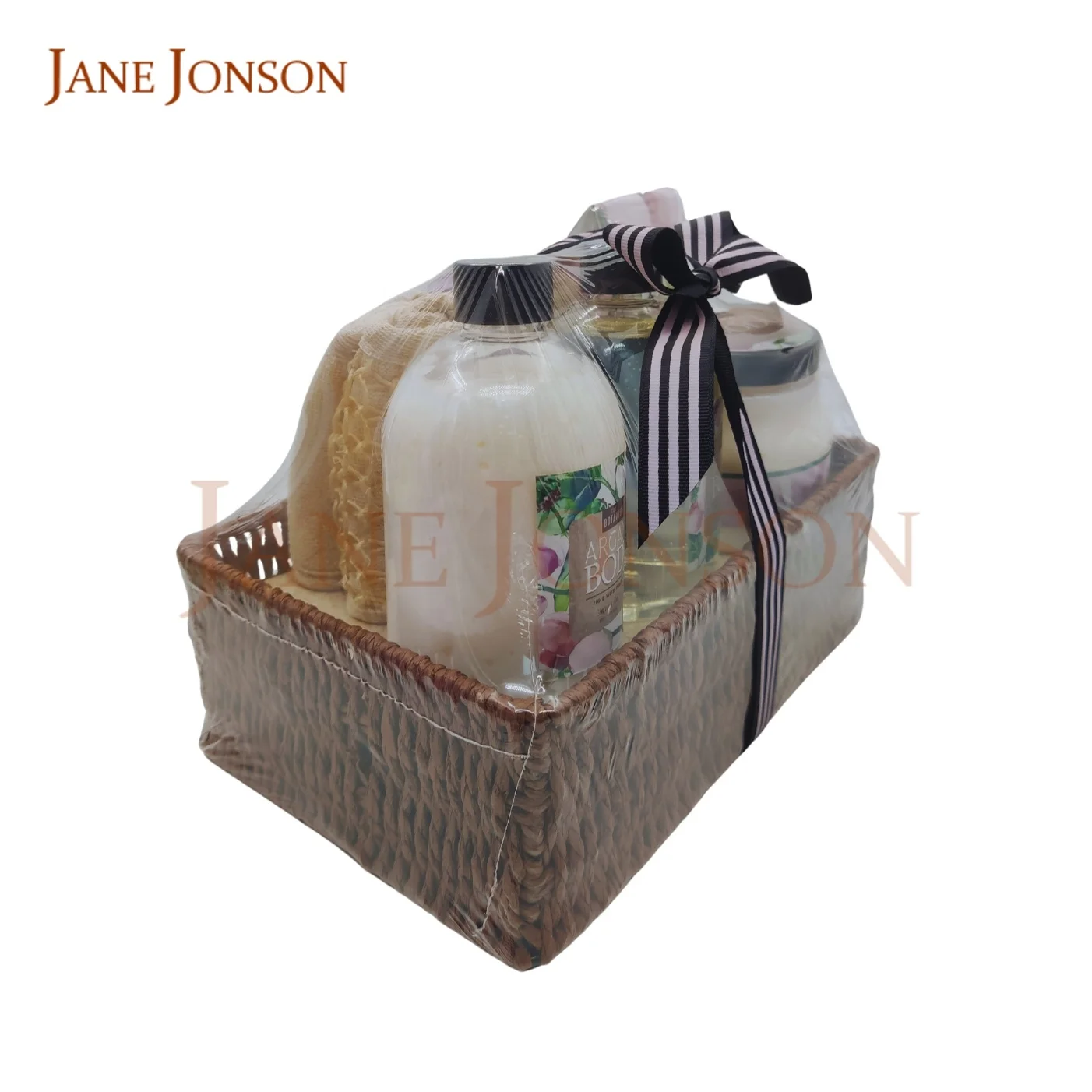 Spa Basket Wooden Bath Shower Pamper For Woman Gift Set Box For Mother Day