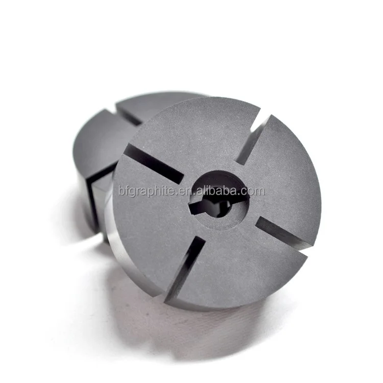 High quality small graphite rotor with carbon vane in liquid oil  pump