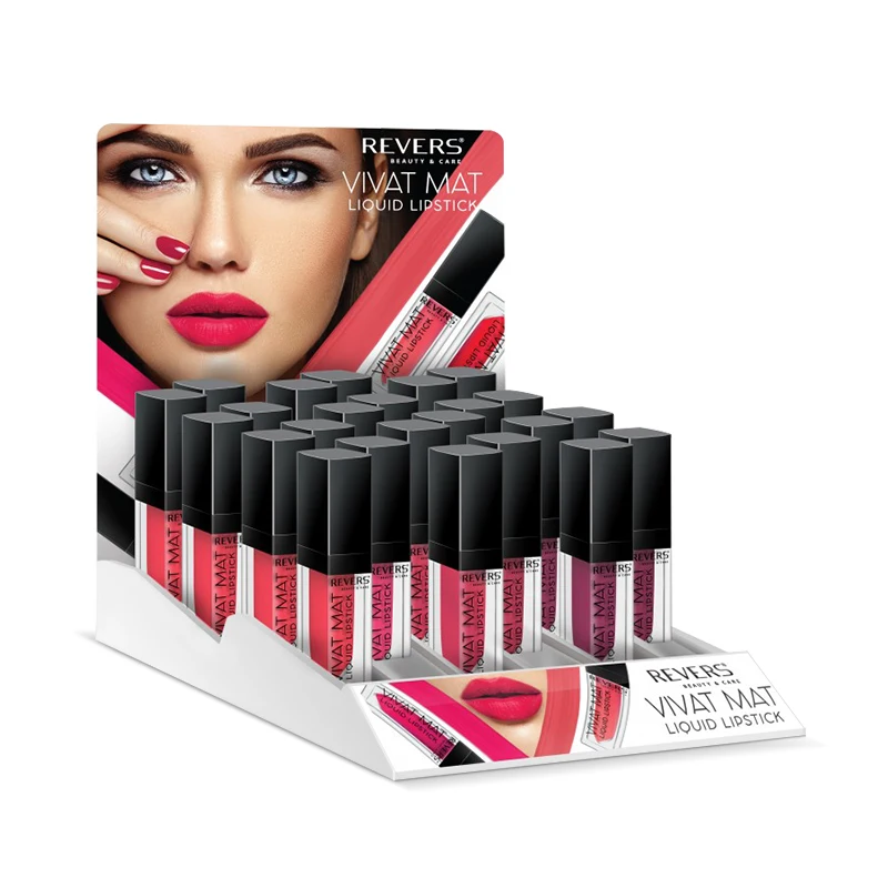 OEM New makeup shampoo display stands custom shop retail lipstick PVC display stand