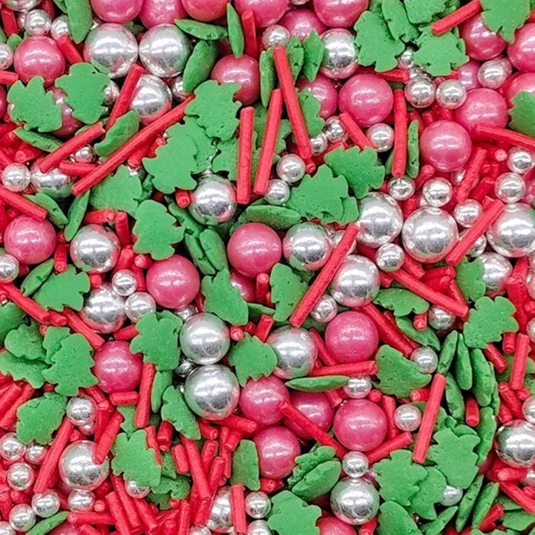 Sprinkle Christmas Cracker Edible Pearls Cake Sprinkle For Cake Decorating Supplies Sprinkles 1 Kilogram Bag