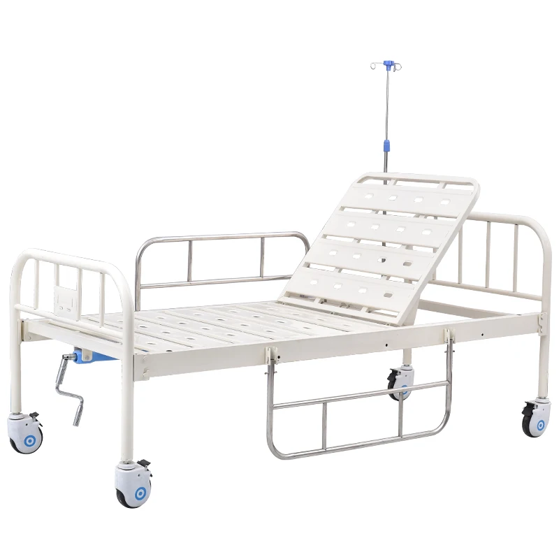 Best quality the second hand hospital beds price medical bed with stainless steel bed head and foot board