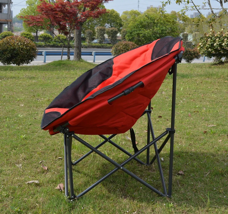Outdoor Folding Camping Moon Chair portable Picnic Round Moon Chair
