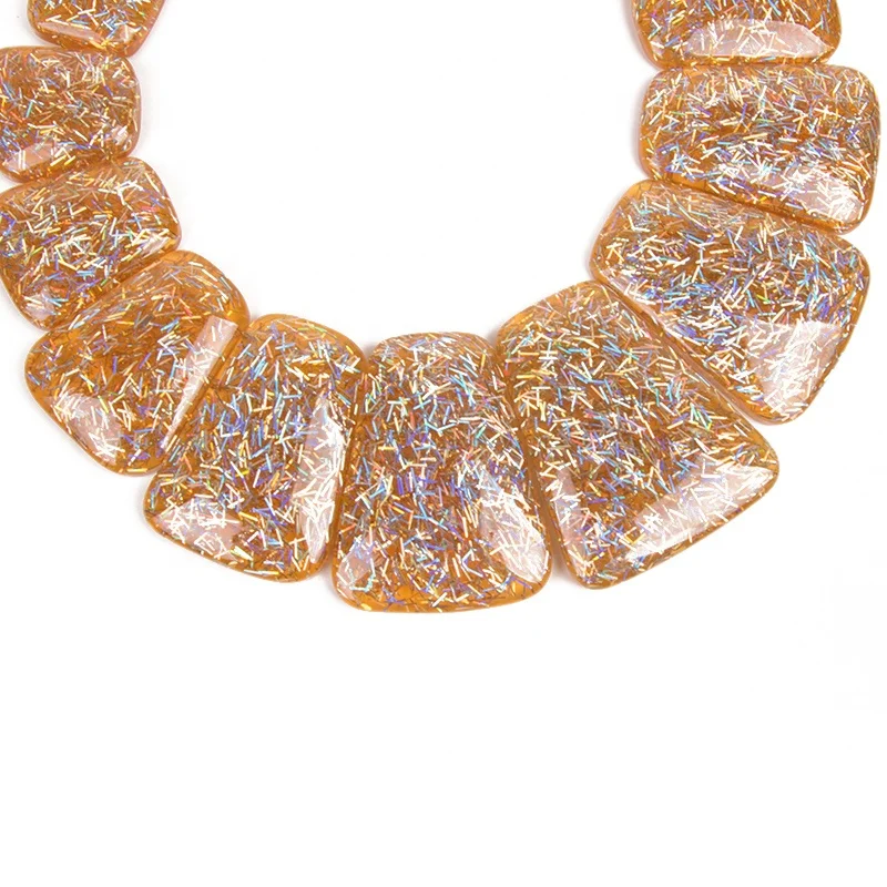 Модные деревянные бусины, искусственная цепочка, ожерелье из бисера, цепочка, ожерелье, ювелирные изделия