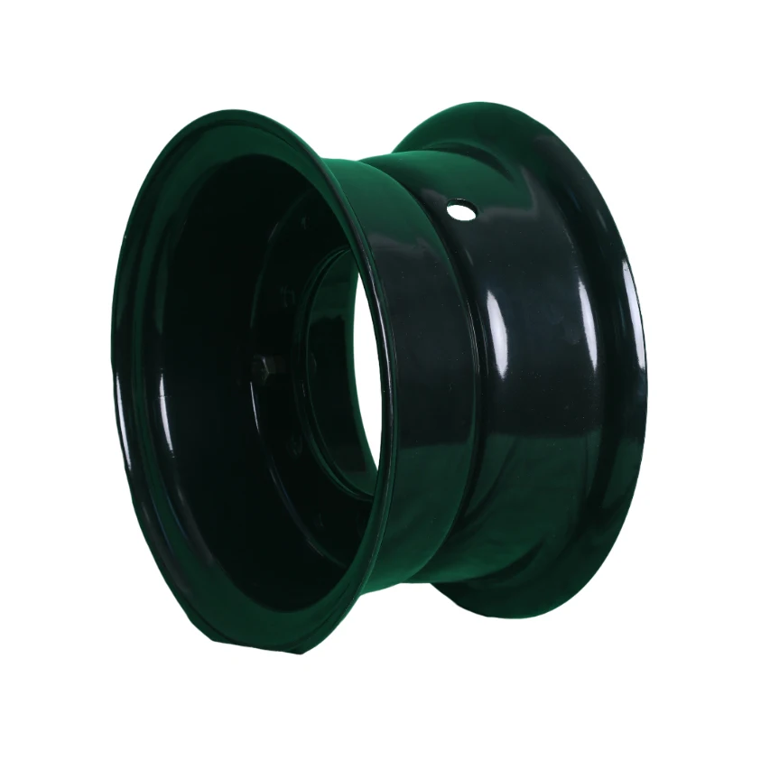 solid Wheel for forklift hub spare parts with rim for cane loader for electric forklift rim front trucks