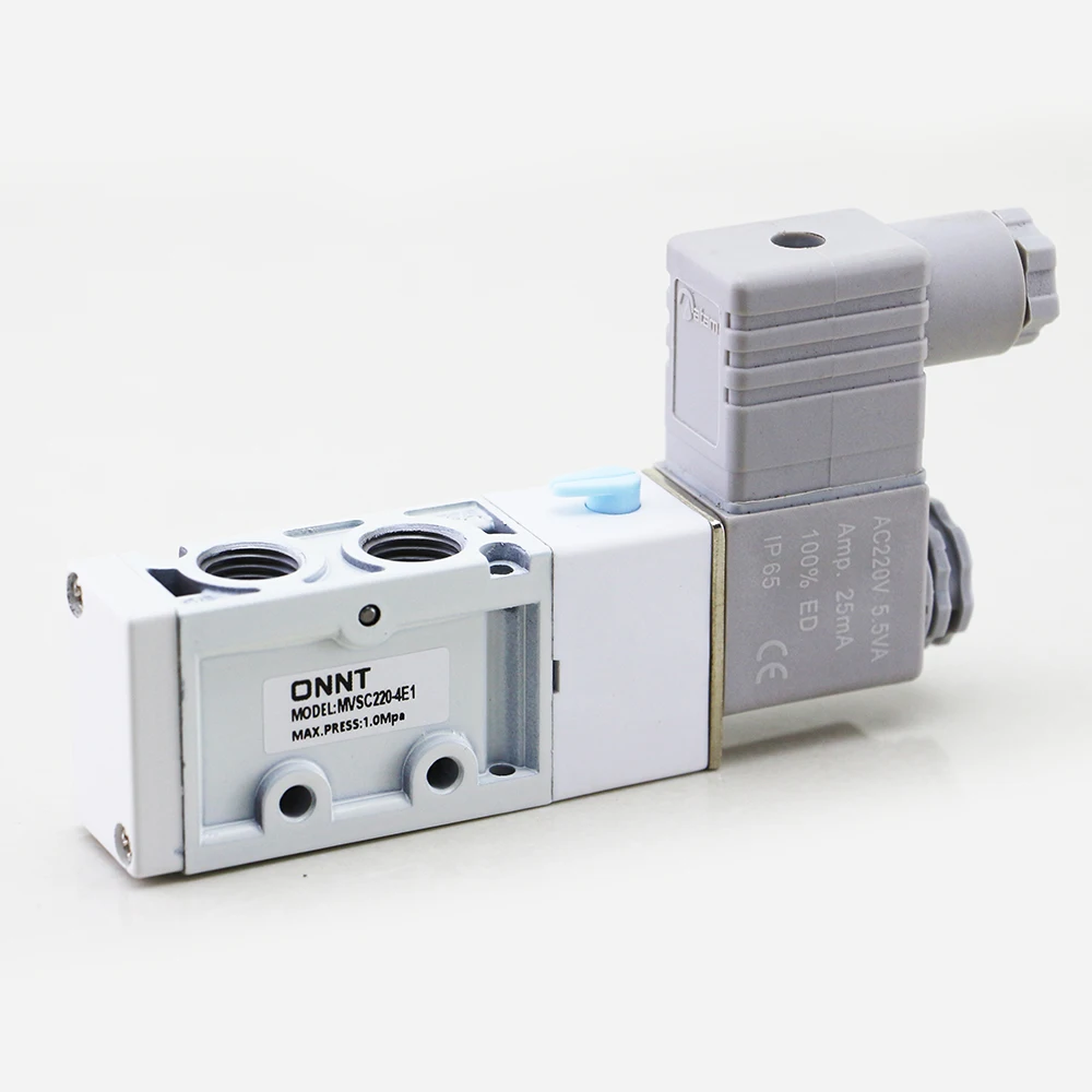 2 5 Way G1/4 MVSC 220 4E1 DC24V AC220V Mindman пневматический Соленоидный клапан Valvula Solenoide