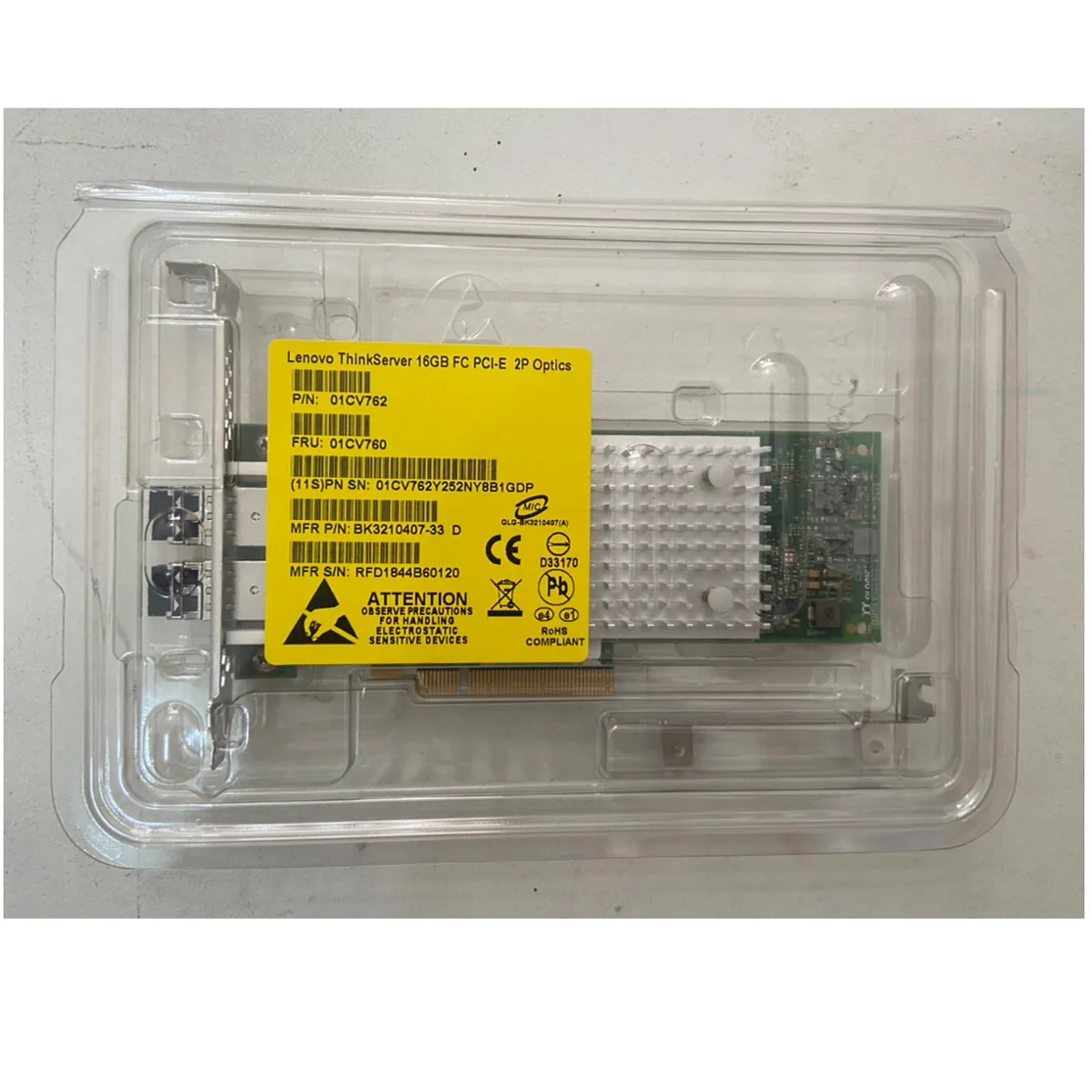 Новый QLE2692-LNV 01CV760 01CV762 01CV763 16 Гб зарядное устройство с двумя портами и надписью «HBA» карты 2 * для программирования в производственных