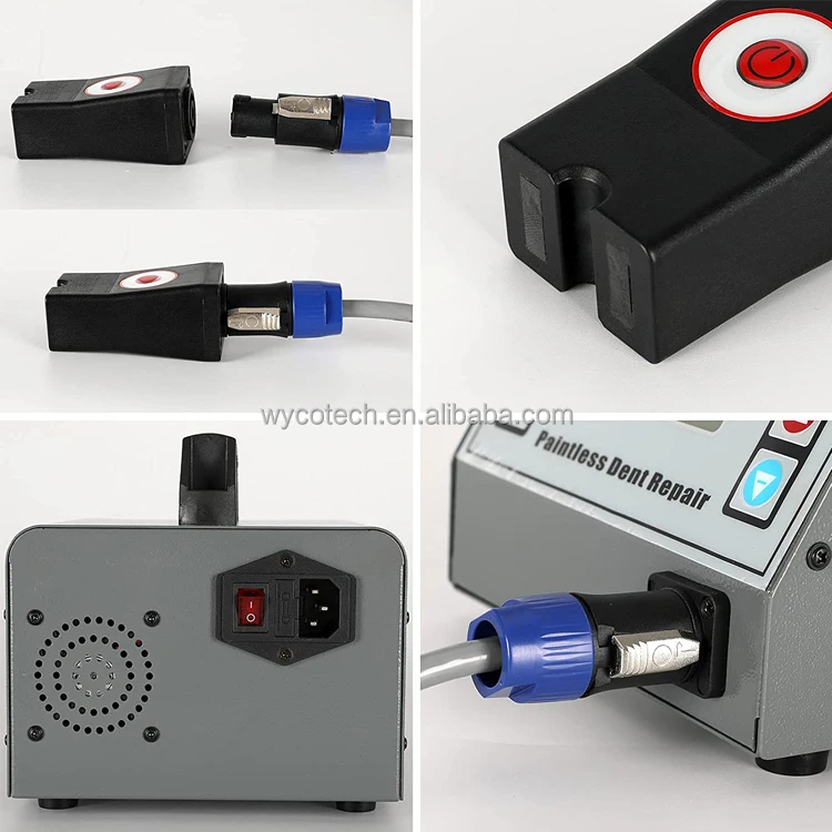 220V 50Hz Dent Remover Free-Painting Dent Repair Tool Induction Heater Iron Car Body Dent Repairing Tool (US standard 110V)