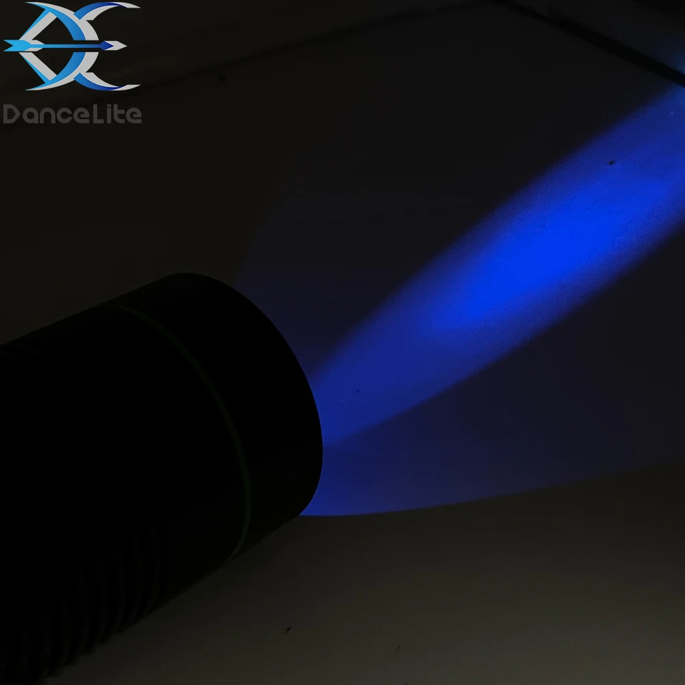 Customized Midwave UVB High Power Ultraviolet Light MW 310nm Wavelength LED Flashlight For Medical Torch (ZWB3 Filter)