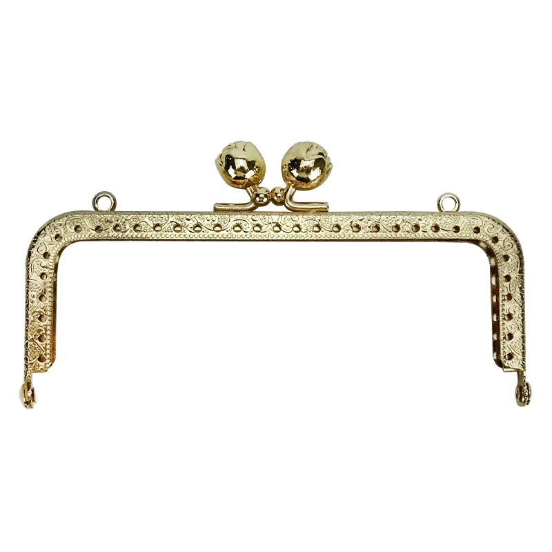 Metal Bag Frame Closure Hardware Metal Box Clutch Frame Ladies Clutch Metal Frame Kiss Clasp Lock DIY Craft