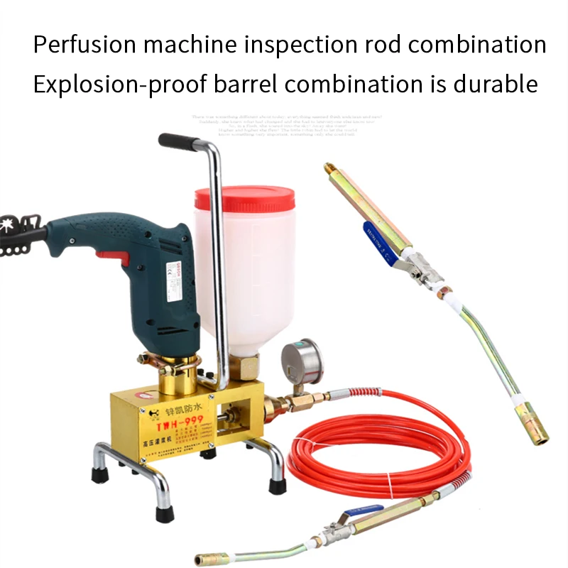 High pressure injection water-soluble  polyurethane   oil-soluble  epoxy Acrylic resin material grouting machine