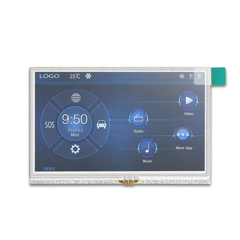 4.3inch TFT LCD Module 480x272 with Touch Panel Build in SSD1963
