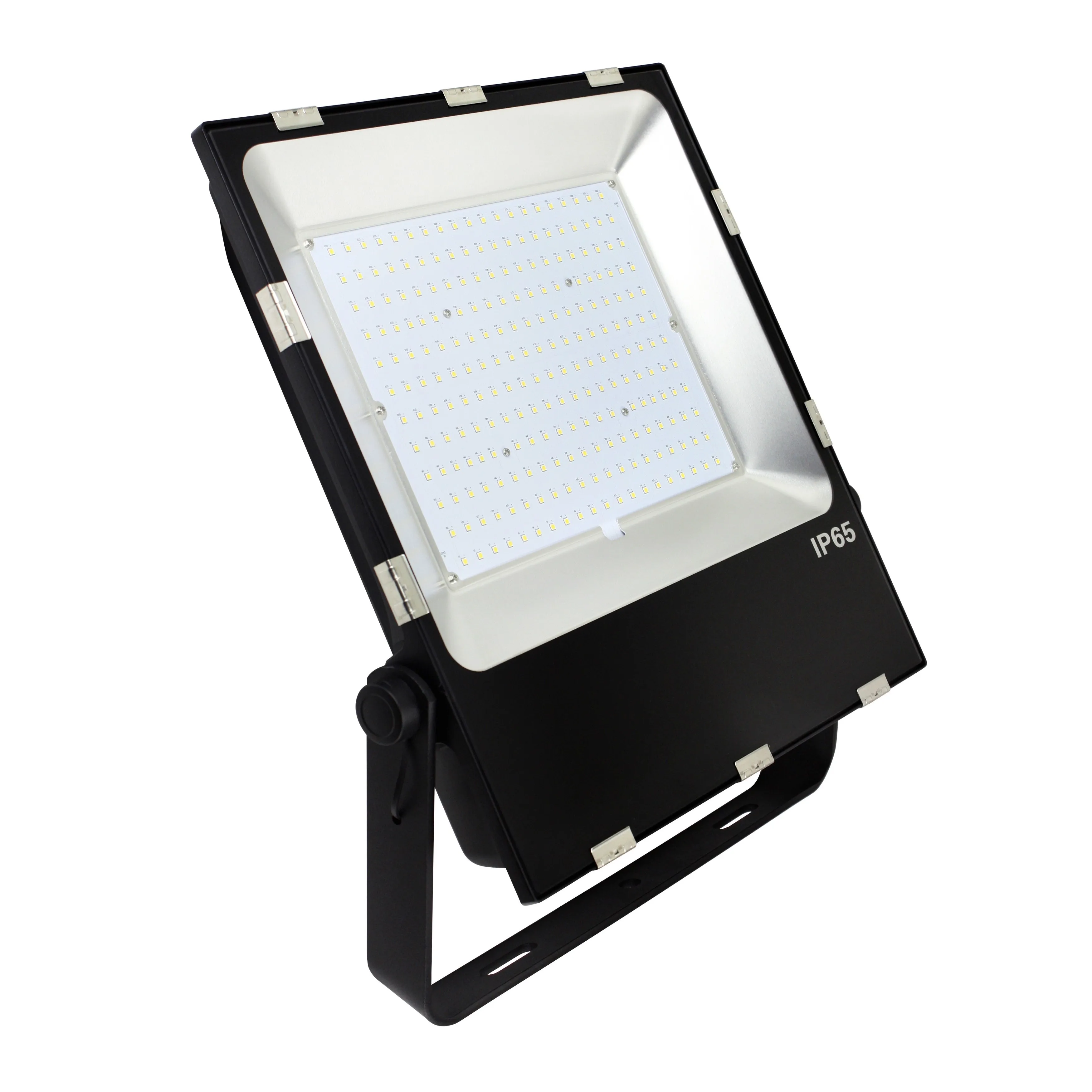 LUXINT 130 lm/w Chinese manufacturer aluminium square stadium garden parking project 200W led flood light