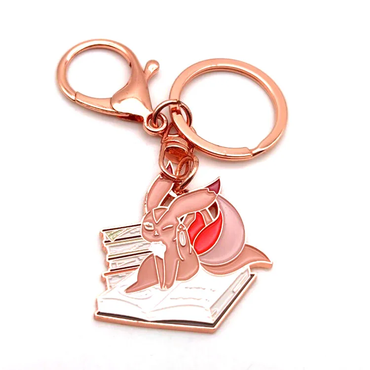 YYX Manufacturer Zinc Custom Multi Sided Enamel Charms Metal Keychains Custom Designer Cute Hardware Enamel Pin Keychains