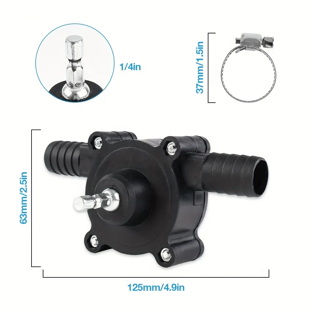 Household Water Pump Electric Hand Drill Pump For Garden Car Wash Pumping