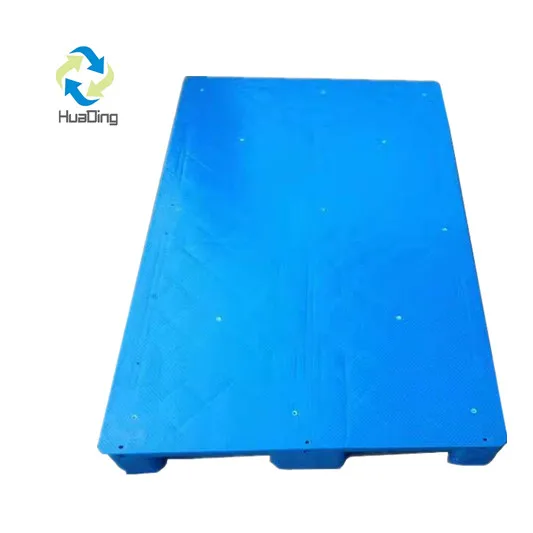 HUADING Tray Pallet for Sale Free Sample Export Plastic Cheap Pp Plastic Pallet 1100 X 1100 X 150mm Single Faced