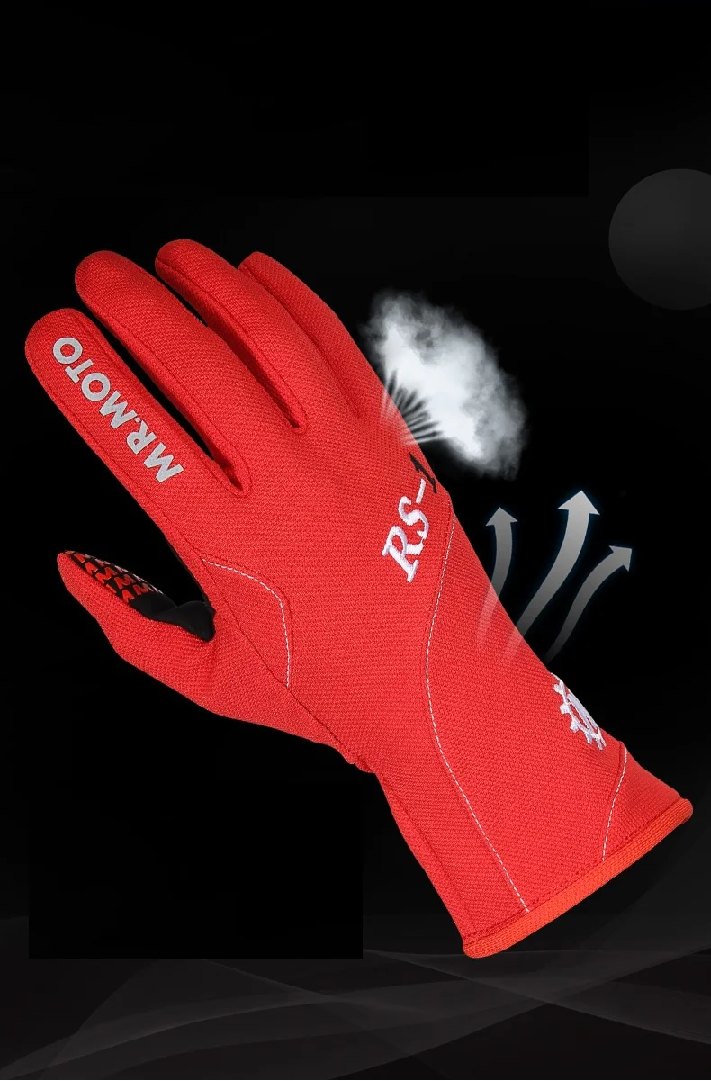 Car Kart Racing Gloves Summer Off-road Racing Gloves Non-slip Breathable Comfortable Gloves