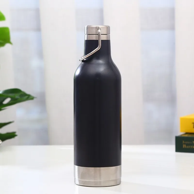 Factory Directly Supply 500ml Stainless Steel Double Layer Vacuum Flask Cup Portable Sports Water Bottle With Portable