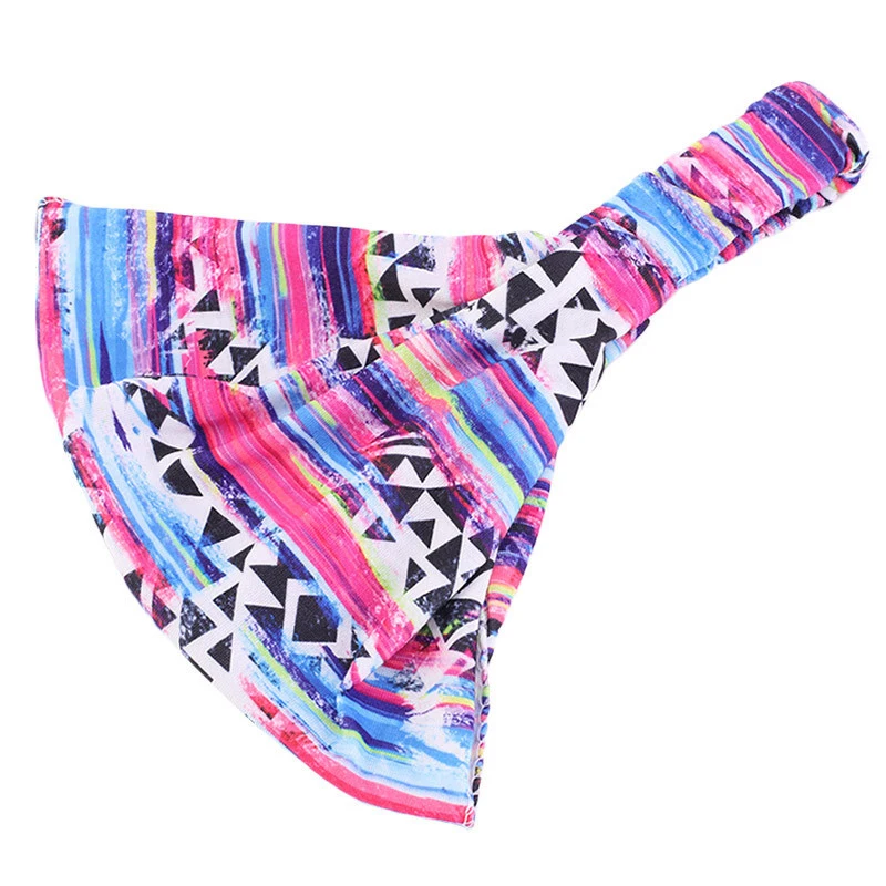 New Fashion Cotton Hair Band Wrap Hair Accessories Floral Print Sports Headband Hairbands