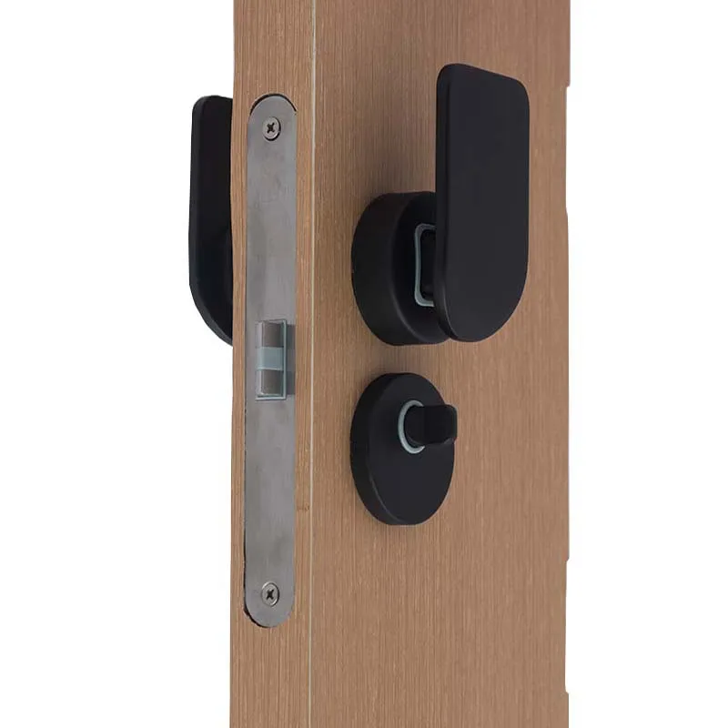 Hospital door lock with key mute mortise lock handle push latch new design interior door lock