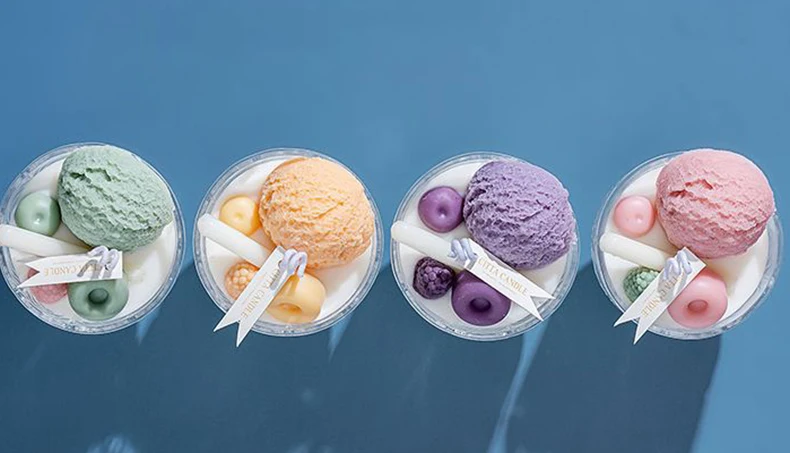 Декоративные 8*8*9 см прозрачные стеклянные пищевые смешанные восковые розовые Вина долговечные ароматические свечи в коробке