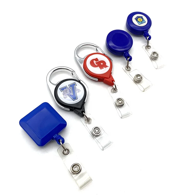 YYX  Name YOYO Reel Round Office School Retractable Badge Holder ID reel