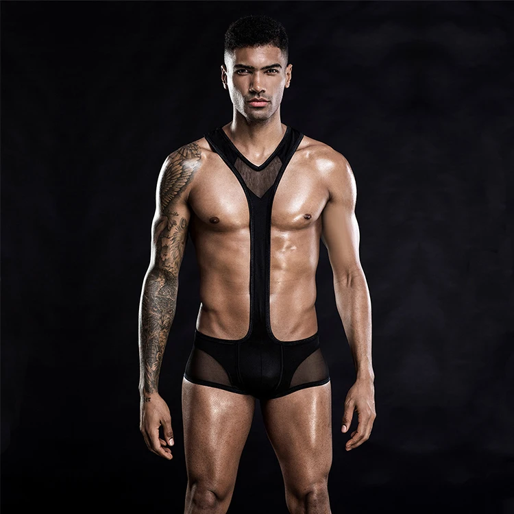 Модное мужское нижнее белье сексуальные мужские дышащие сетчатые сиамские ремешки трусы