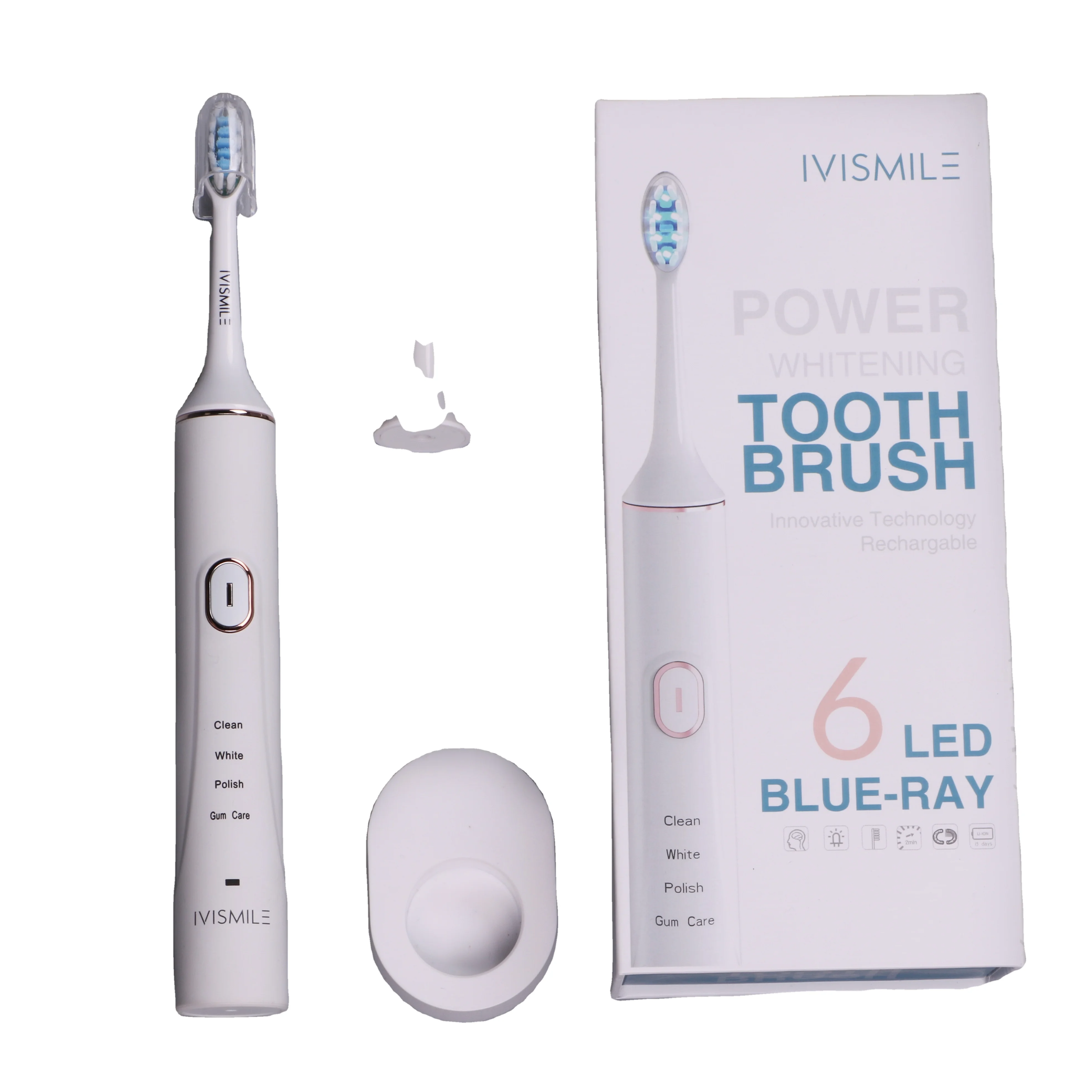 Wholesale Oral Care Teeth Whitening Electric Portable USB Toothbrush  Smart Soft Electronic Fashion Toothbrush