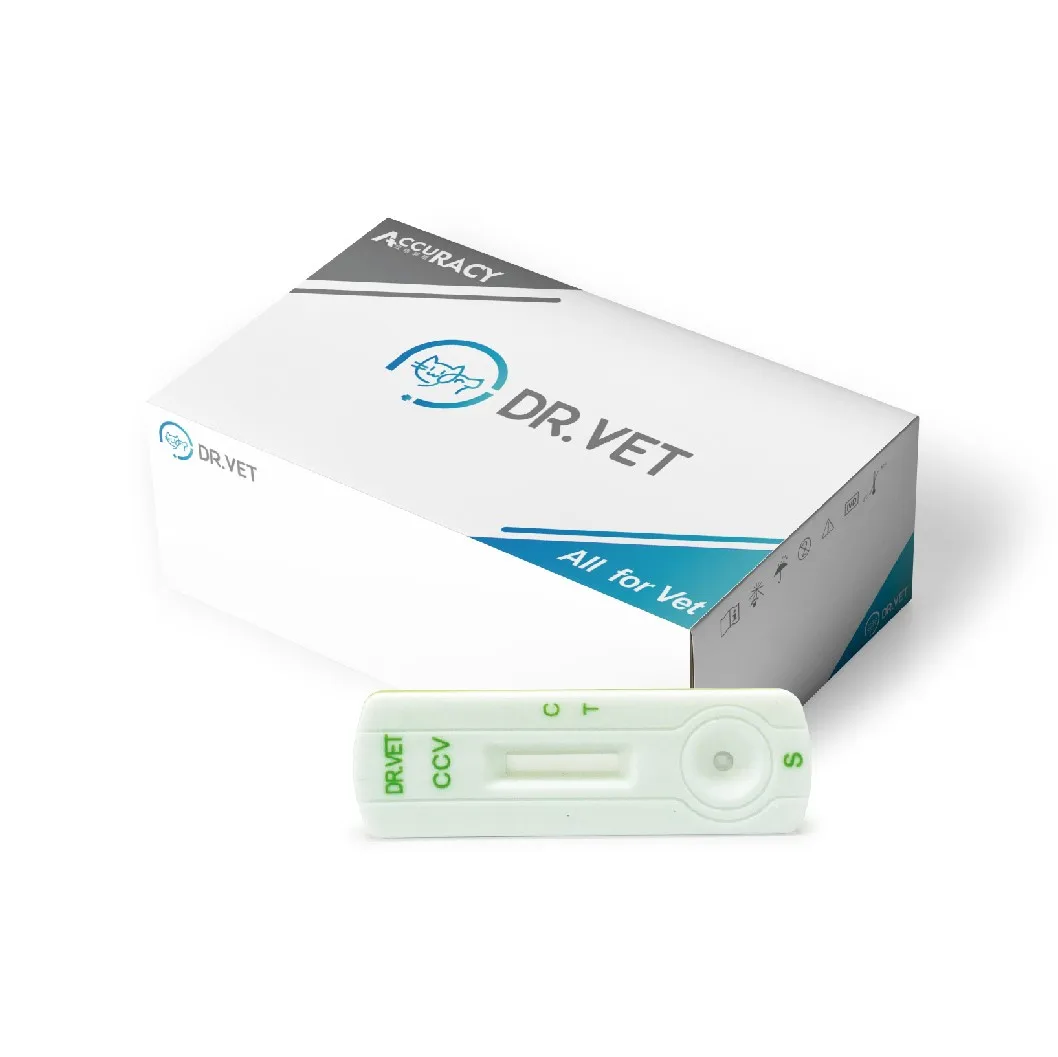 factory price quick diagnosis stocked home use for dog Canine C Virus antigen rapid test kit CCV