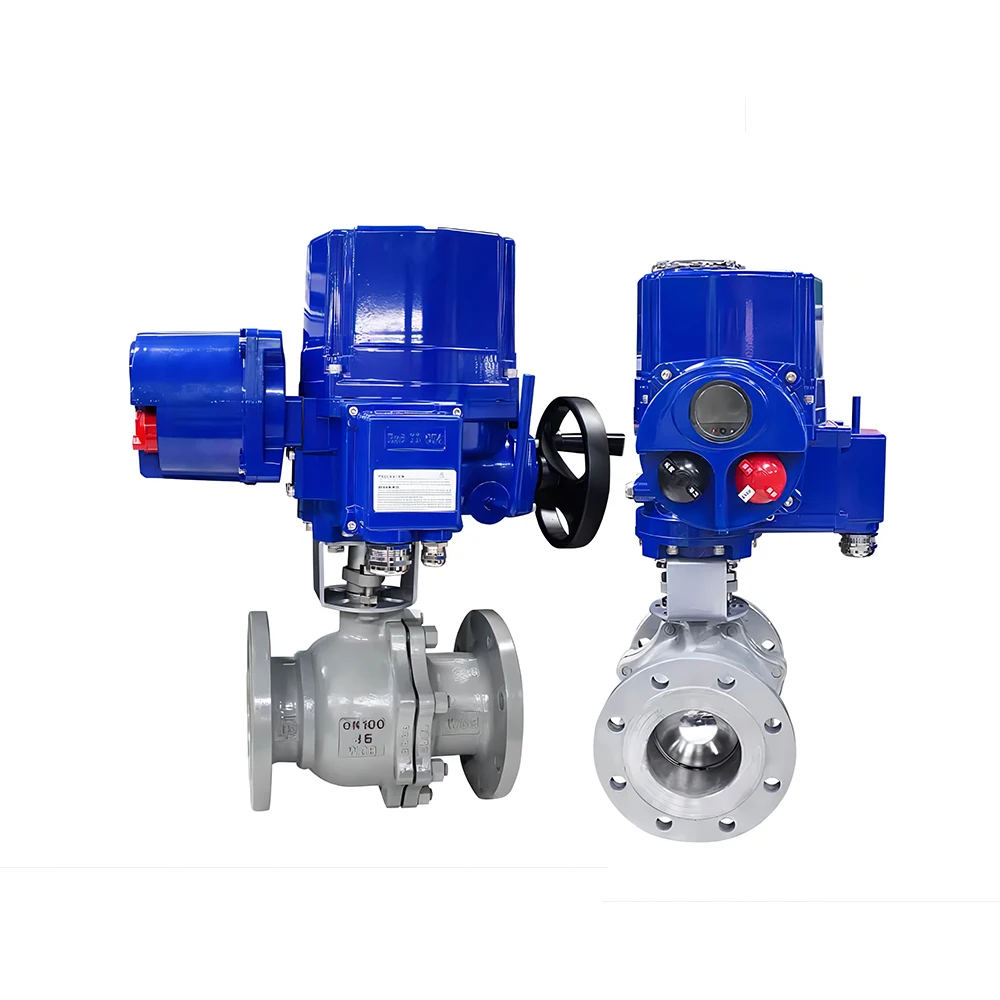 COVNA HK60-Q-F-LQ Series Explosion Proof 2 Way Electric Ball Valve Stainless Steel Rotary Ball Valve for Gas Lpg Industry