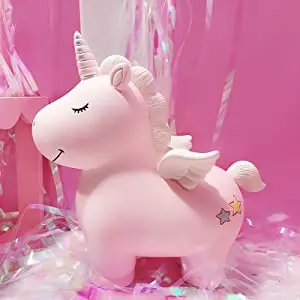 Копилка в виде единорога для девочек, можно вынуть деньги, для девочек, Детский милый подарок