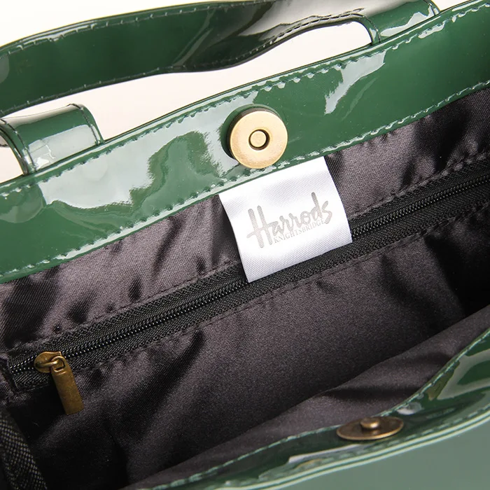 Custom Large Capacity Woman PU PVC Leather Tote Bag with logo Shopping Bag Manufacturing