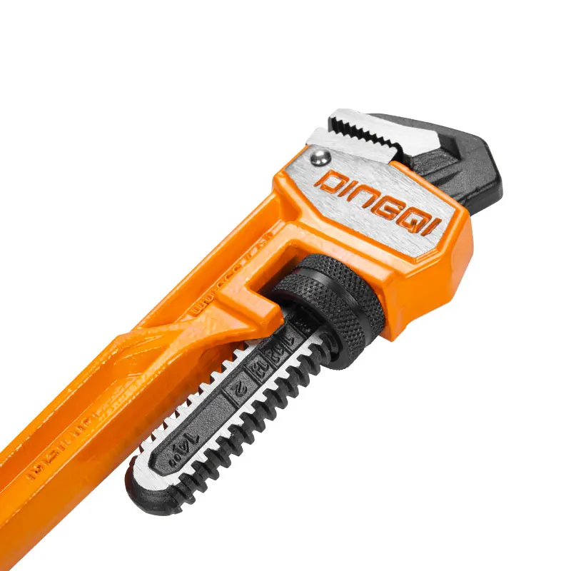 DingQi Multi-Functions Corner 14 Inch Pipe Wrench,Japan Type Pipe Wrench