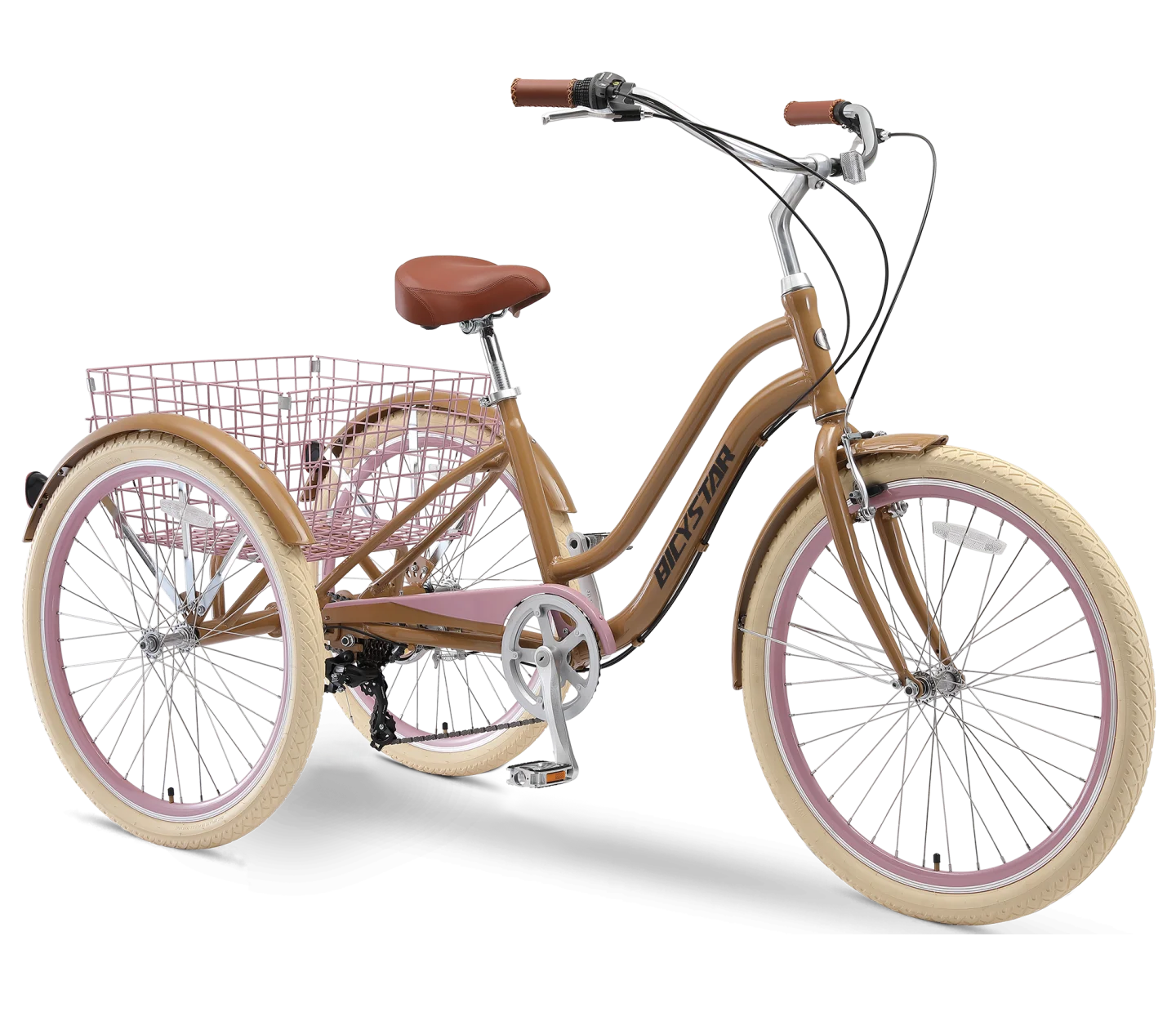 Factory Hot Sale 3 wheel tricycle for adults tricycle source 20/24 inch adult tricycle cruise 3 wheel for cargo