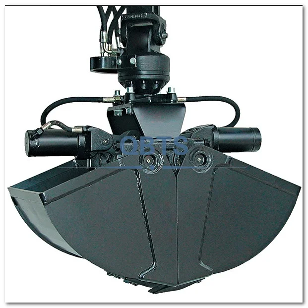 Hot sale excavator attachments hydraulic clamshell bucket for crawler cranes for Yuchai Yc18-3/YC135/YC85-5/YC85-3/YC60/Yc65-2