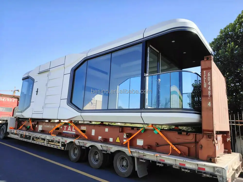 40 Ft Flat Pack Shipping Container Two Bedroom Prefab Expandable Container House