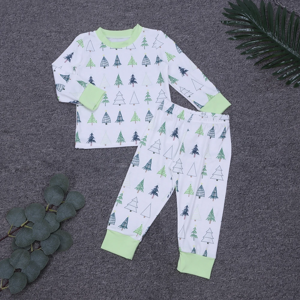 fall cheap outfit boutique cotton kids clothes fashion pajamas baby boy clothes