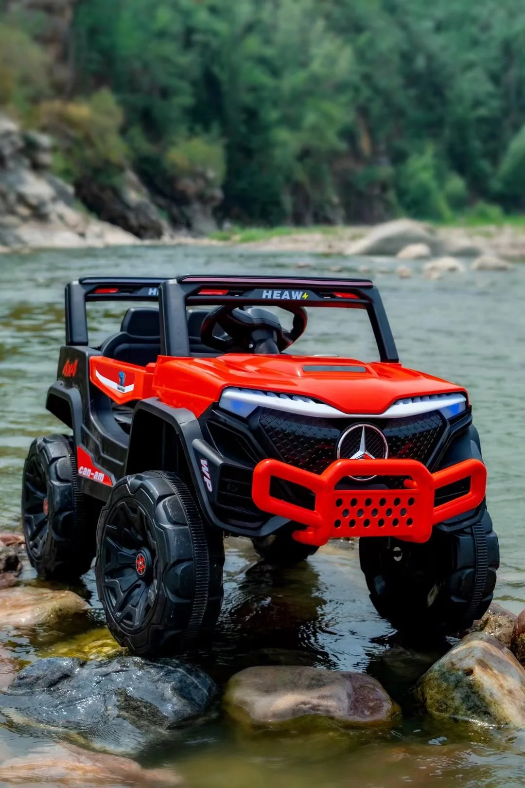 Factory Supply self drive 2 seats 24 volt ride on car for kids 4x4 big cars for children kids toy car electric