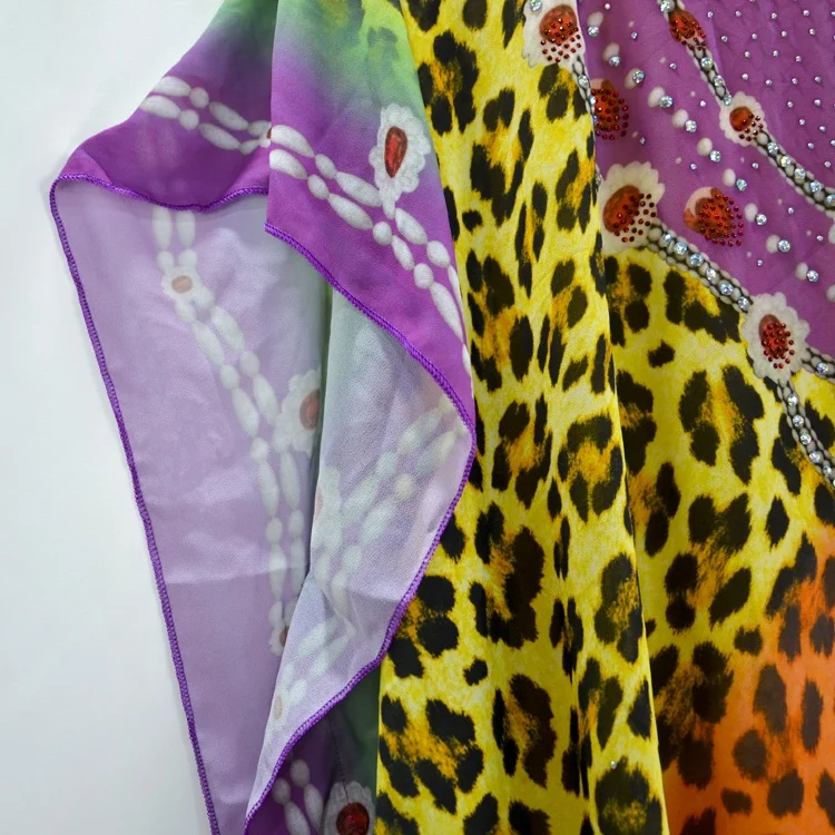 Женские платья с разрезом, кафтан, африканская Повседневная абайя с кристаллами