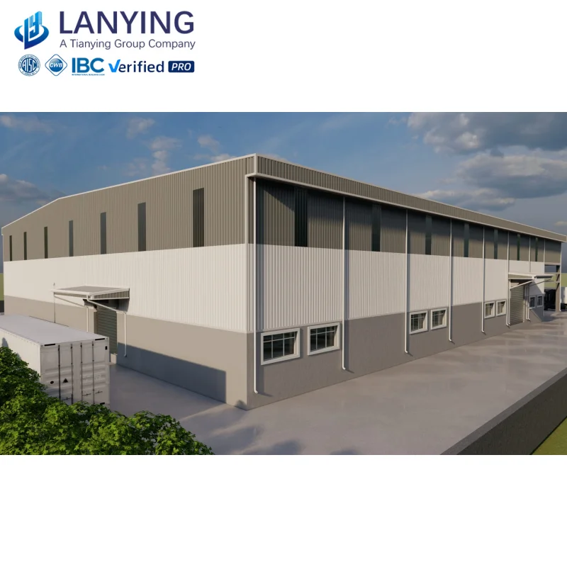 Prefab Warehouse Building Customized Metal Sheds Prefab Steel Warehouse Steel Frame Warehouse