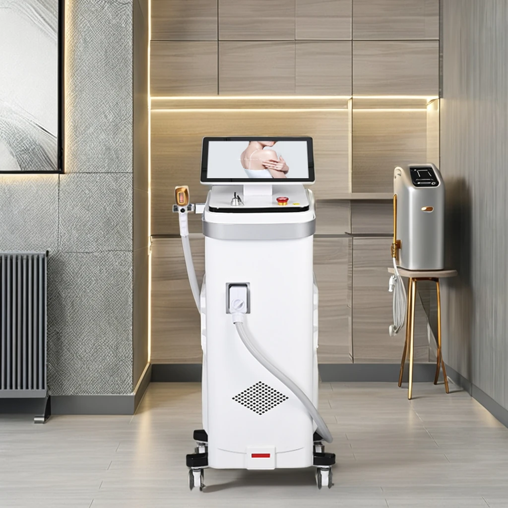 New design  High-Power Laser Hair Removal Machine CE Approved with 808nm 755nm 1064nm Diode Lasers for Skin Treatment