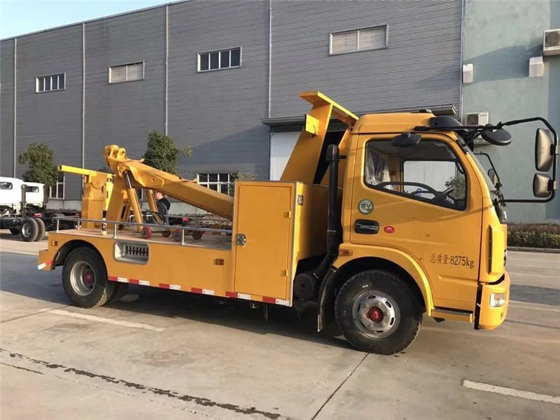 
4x2 5000kg dongfeng small tow truck wrecker 