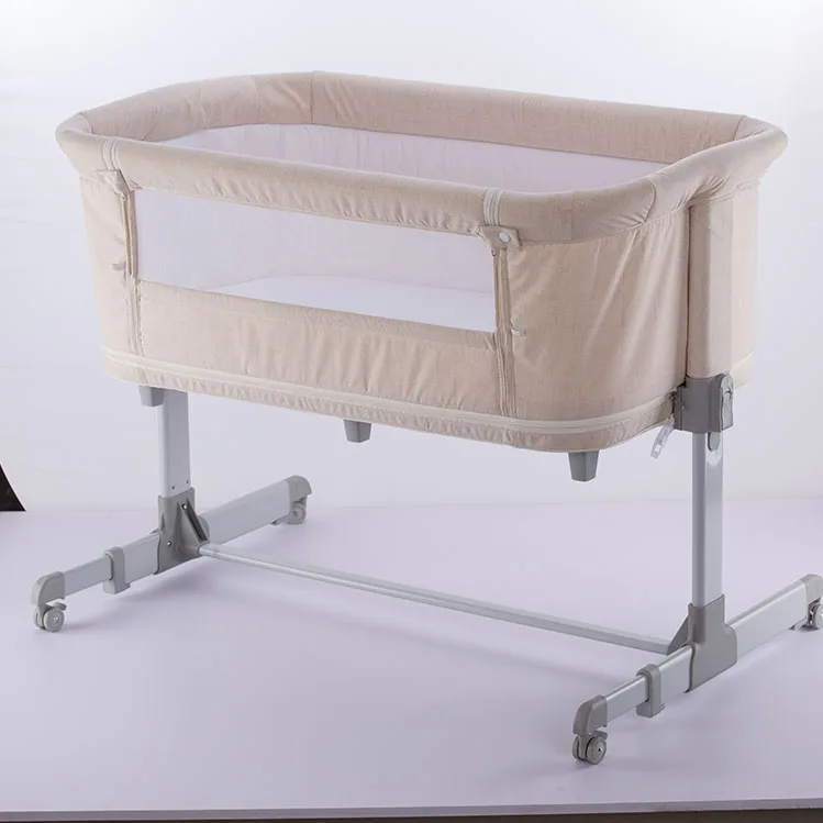 Customized Metal baby Bed setting crib Baby bedding Bassinet Sleepers /Cradle/ wood look Baby Cribs