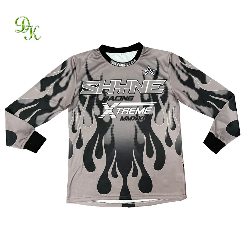 Custom Design Long Sleeves Riding Jersey Custom for Motorcycle