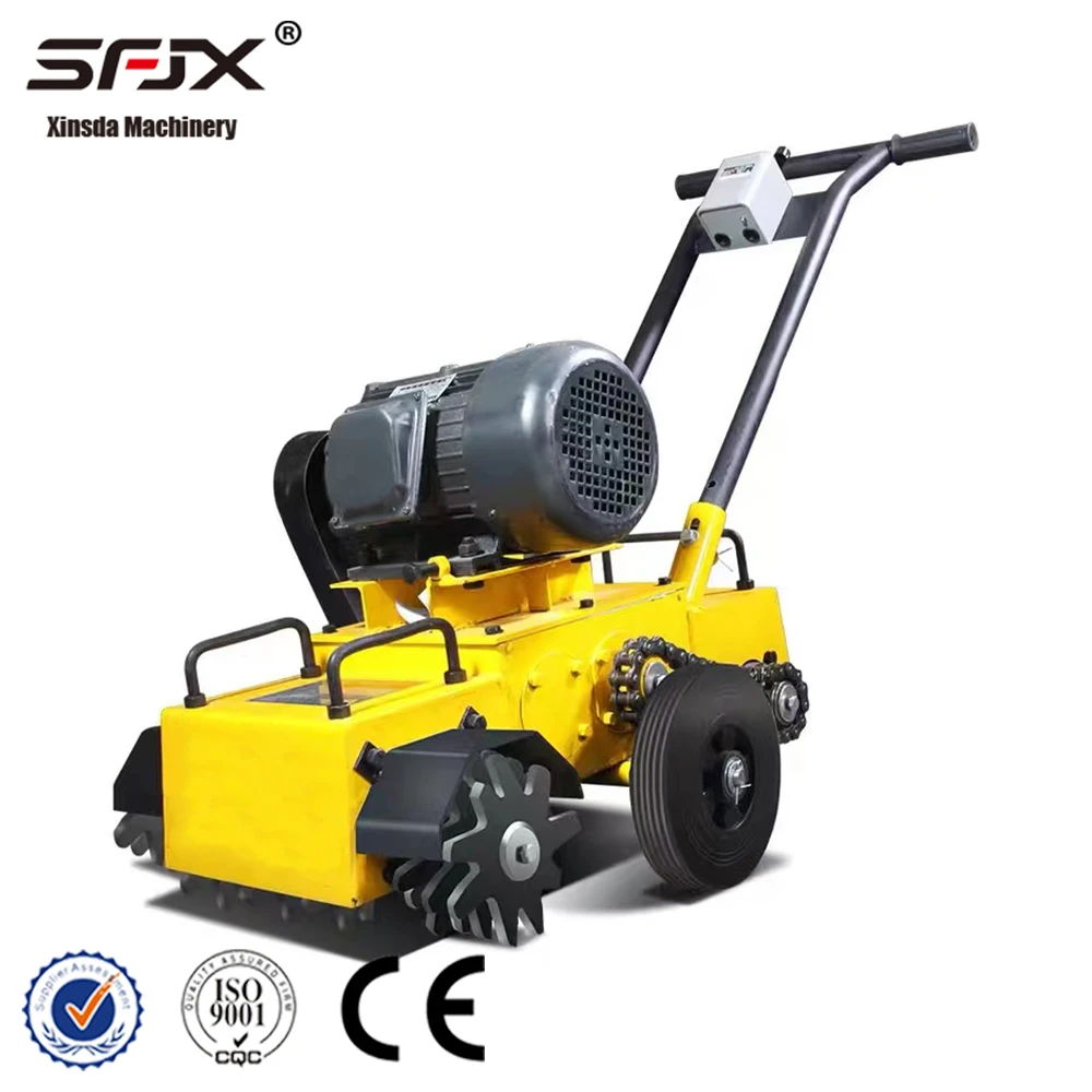 concrete floor electric dust cleaning machine slag cleaner
