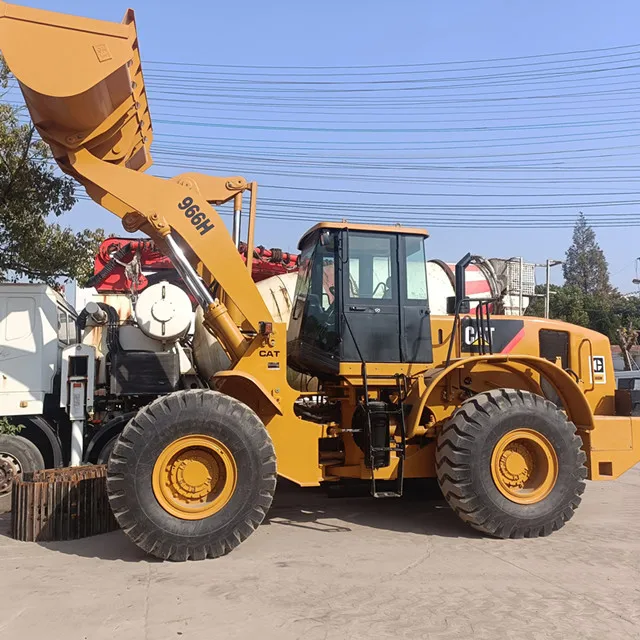 Hot Selling Superior Quality Cheap Secondhand Caterpillar 966H Construction Building Machinery Wheel Backhoe Loaders in China