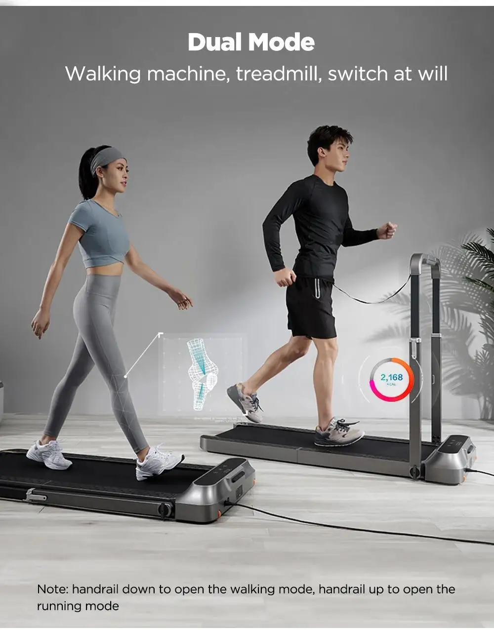 EU Stock WalkingPad R2 Gym Equipment Running Machine Folding Electric Motorized Treadmill Max Fitness Motor Time